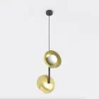 Emibig Pendant Vanila Steel Gold | Suitable for 2x G9 - Max 8W