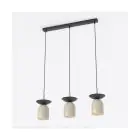 Emibig Pendant Ego Steel Brown | Suitable for 3x E14 - Max 10W