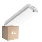 Multipack 4x Bright Choice LED Bulkhead White 3W 280lm - 830 Warm White | IP66