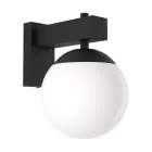 Eglo Wall Light Bufalata Steel Black | IP54 - Suitable for 1x E27